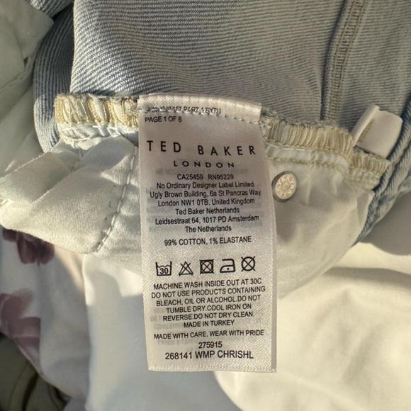 Ted Baker Chrishl Straight Leg Ankle Grazer Women's Jeans size 25 - Picture 13 of 16